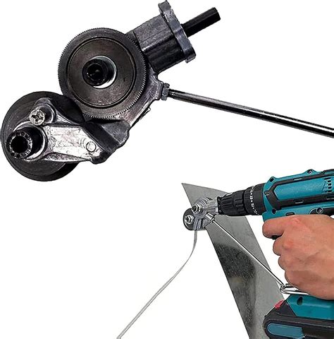 sheet metal cutter drill attachment